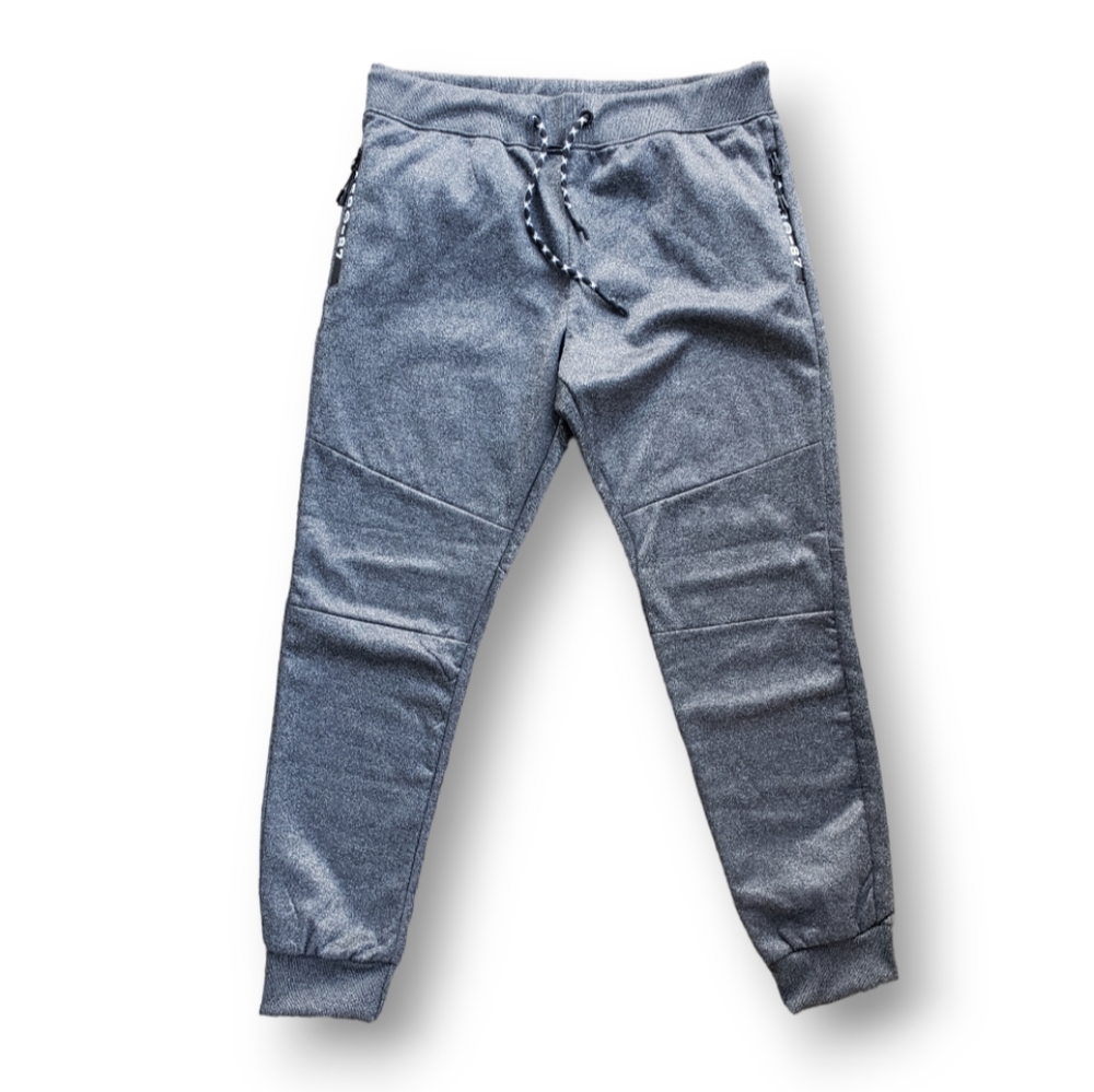 Aeropostale men's gray logo fleece joggers